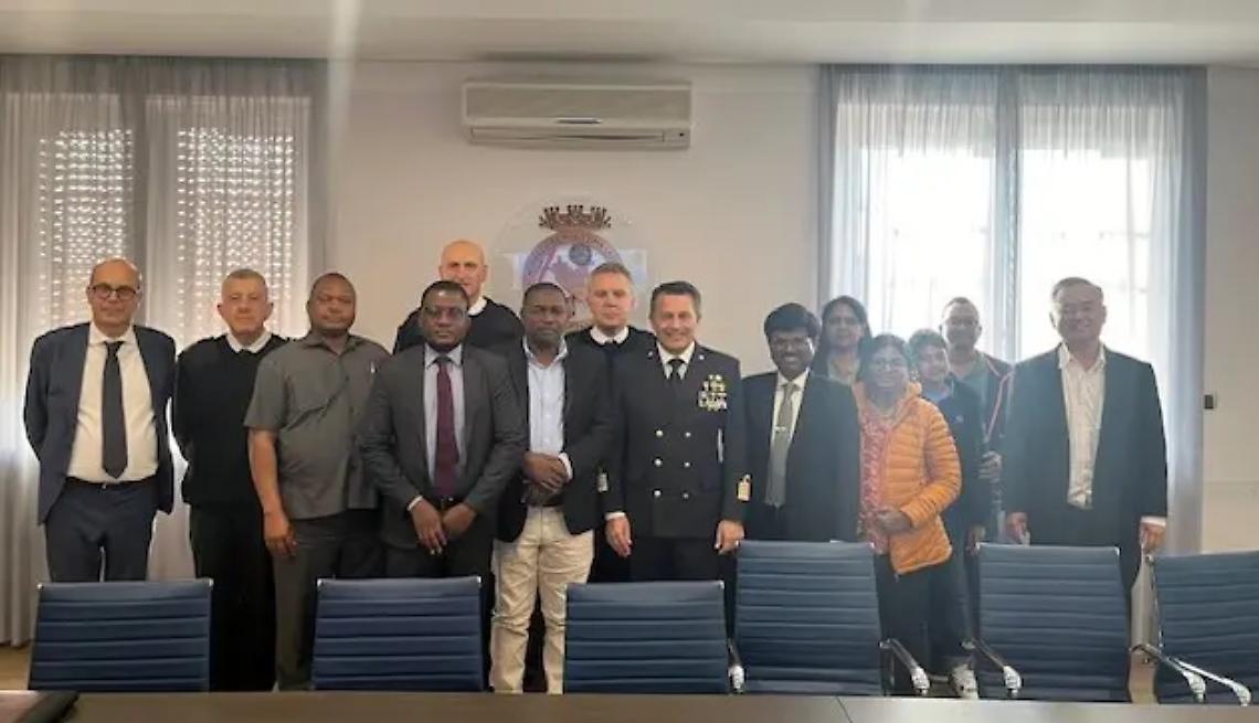 Delegazione internazionale in visita alla Capitaneria di porto di Civitavecchia