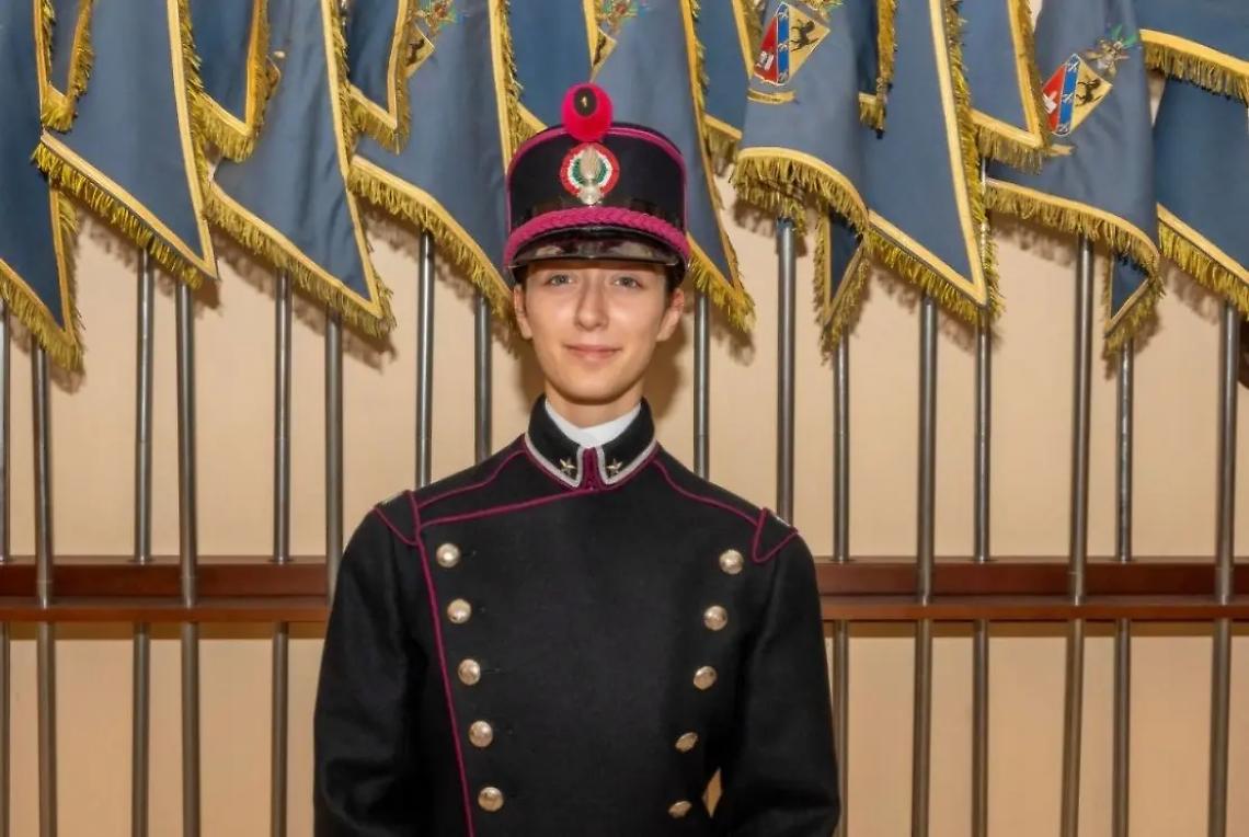 Zaira Verzilli a 16 anni entra nella Scuola Militare Nunziatella
