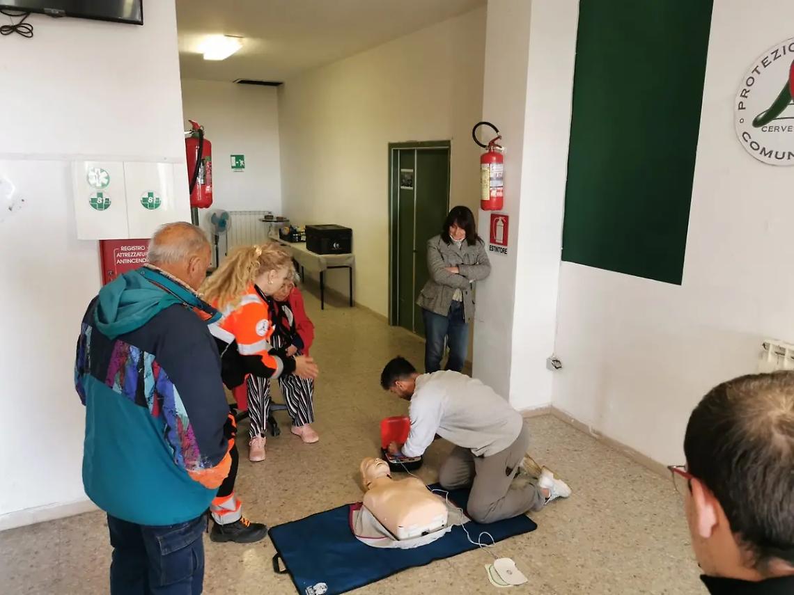 Prima il corso Blsd poi la presenza al G7