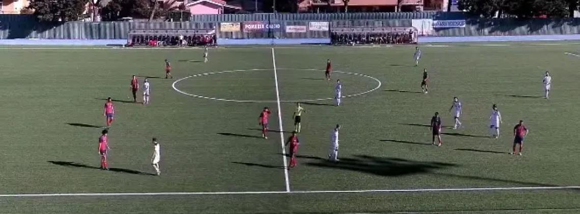 L&rsquo;Aranova di Scarfini pareggia 1-1 con il Pomezia: il gol &egrave; di Teti
