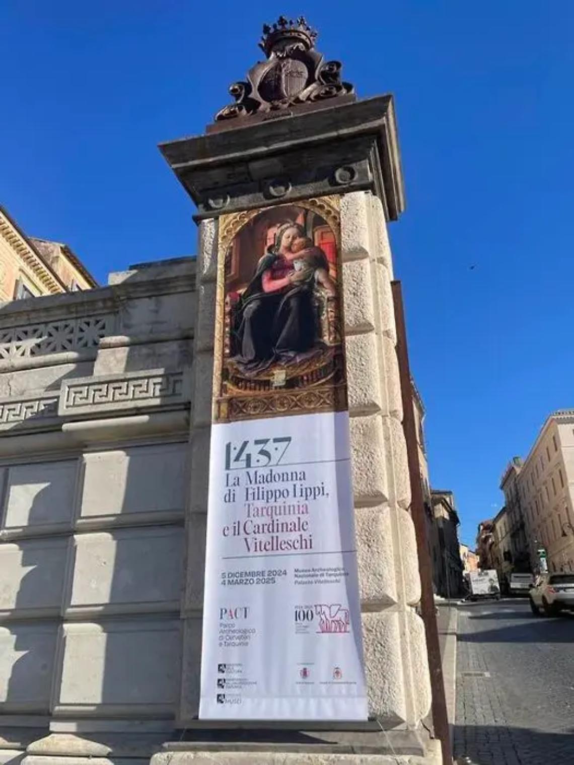 Tarquinia, la Madonna di Tarquinia di Filippo Lippi torna a palazzo Vitelleschi,