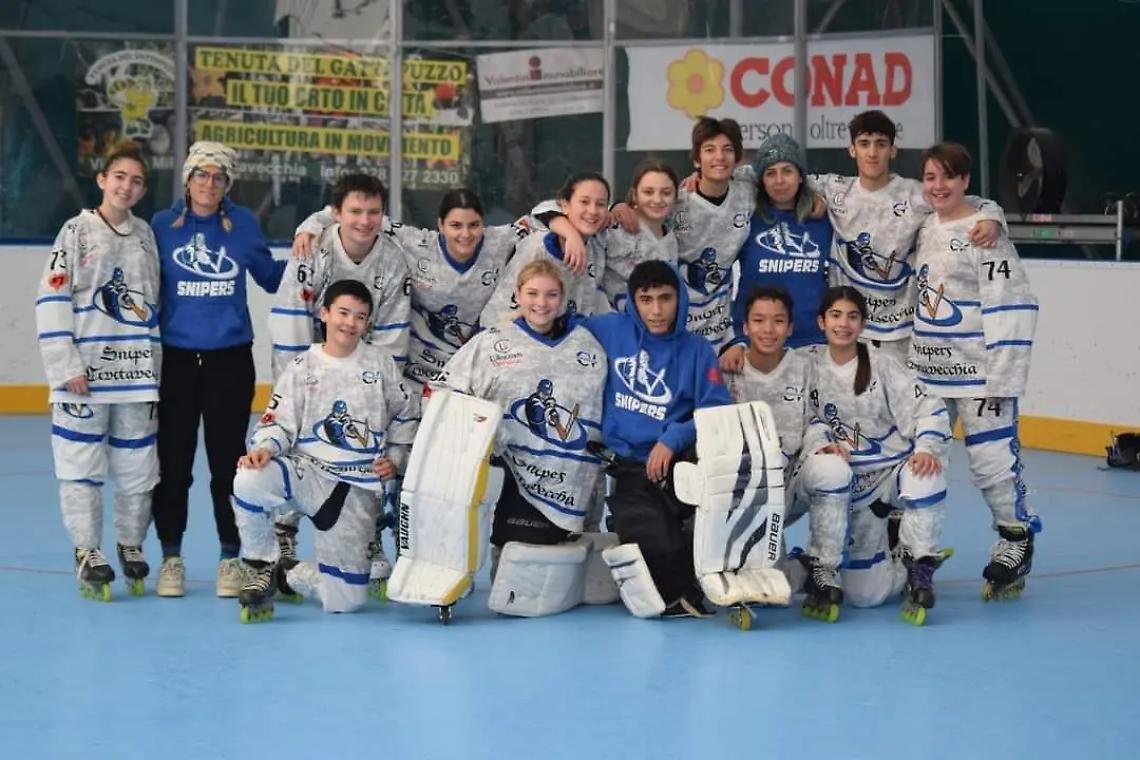 Cv Skating, doppio successo all&rsquo;esordio per gli Snipers Under 16