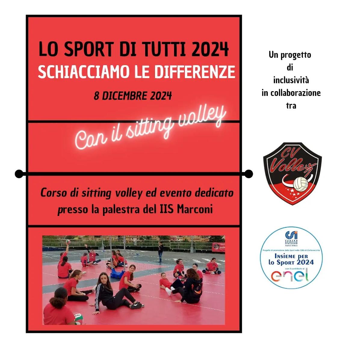 Civitavecchia Volley, torna &ldquo;Lo Sport di Tutti 2024&rdquo;