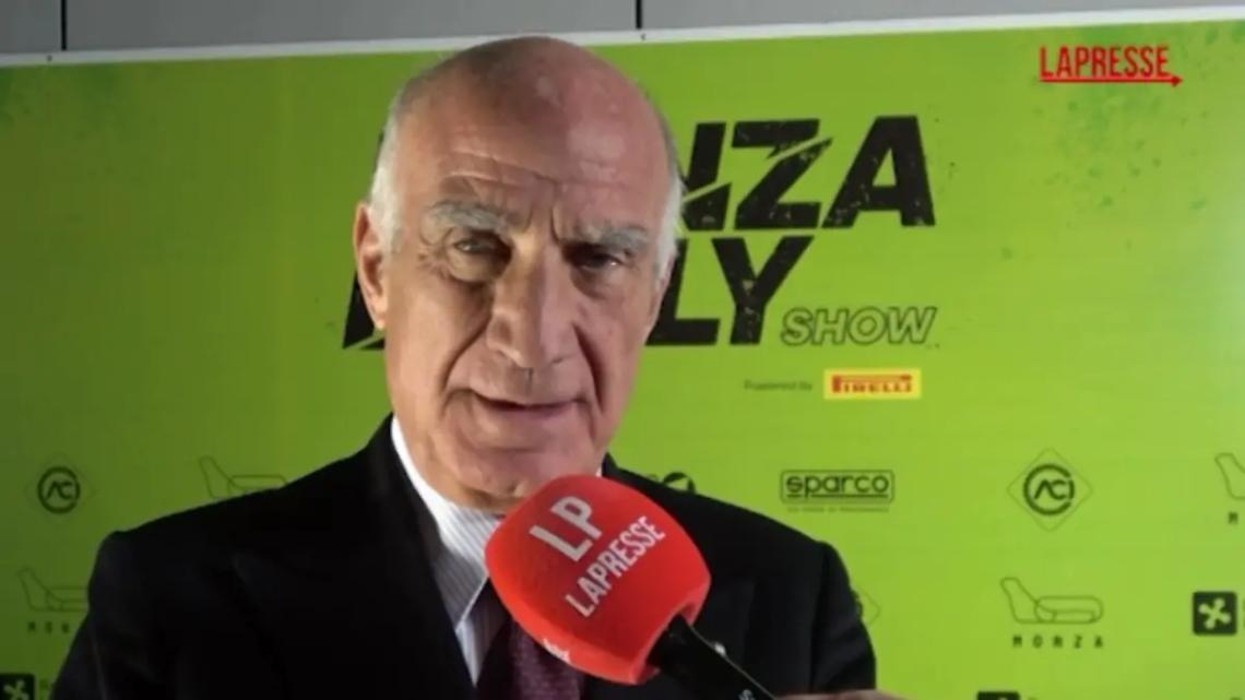 Sticchi Damiani alla festa per il Monza Rally Show