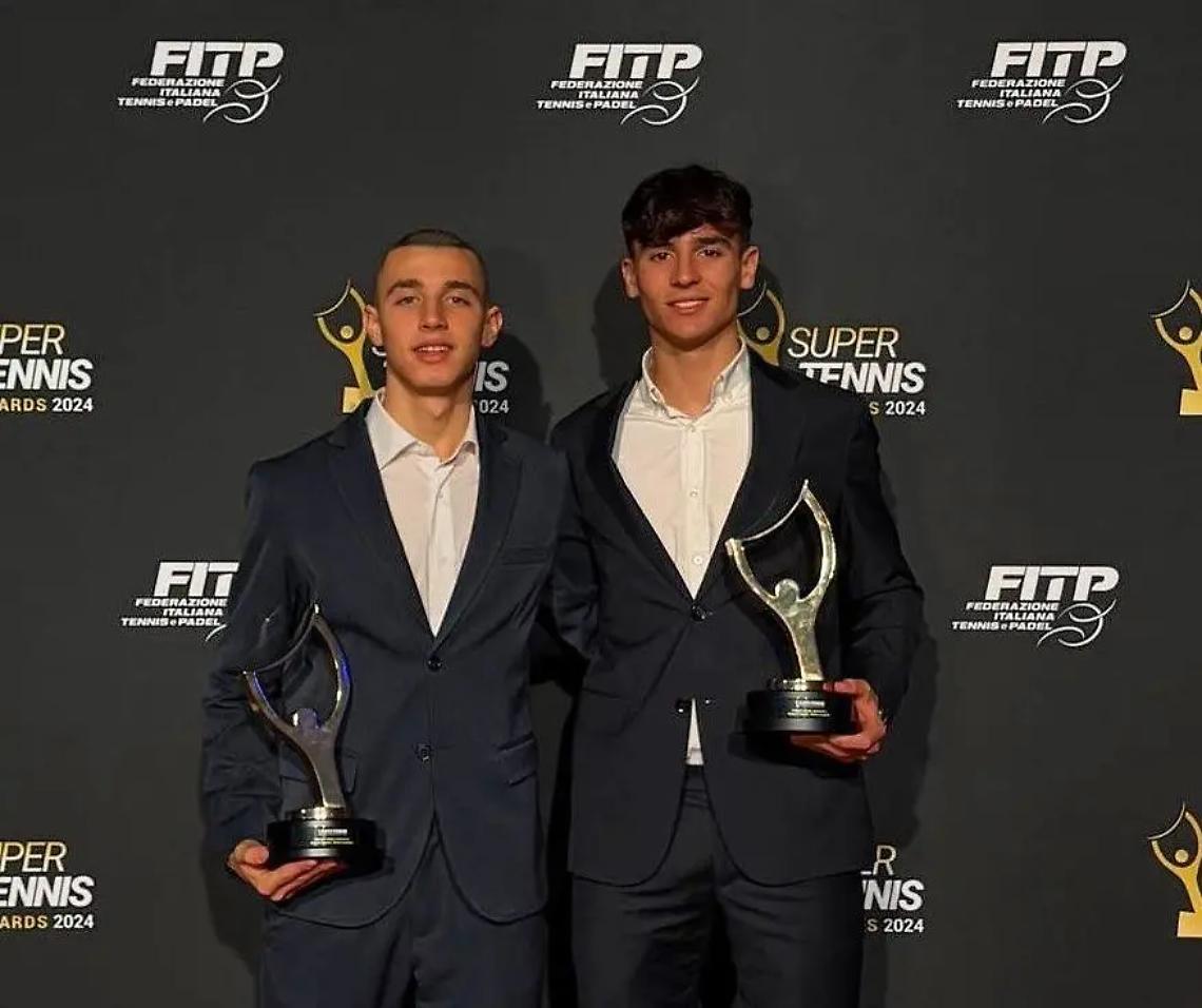 Matteo Sargolini premiato ai SuperTennis Awards