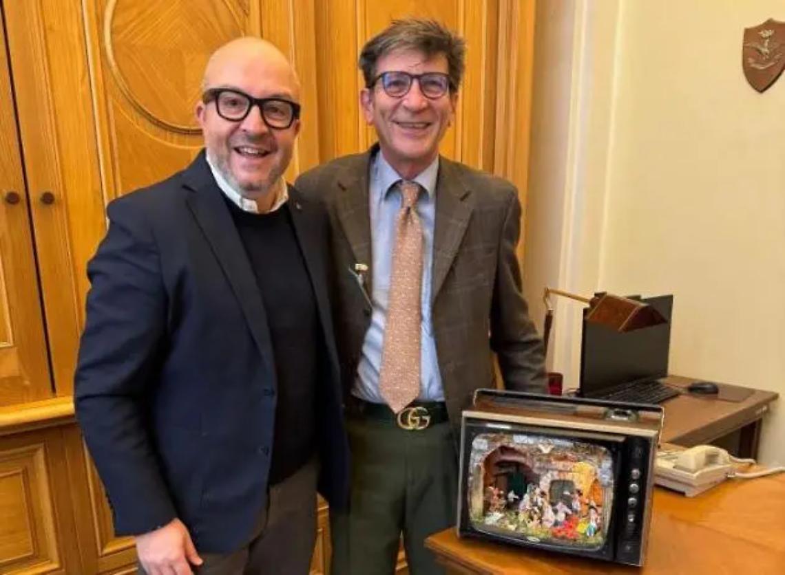 Il presepe del viterbese Luigi Cozzolino a Montecitorio