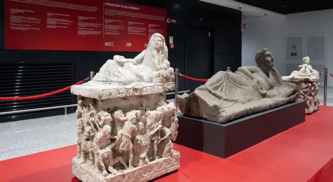 Etruschi in aeroporto, una vetrina eccezionale anche per Tarquinia