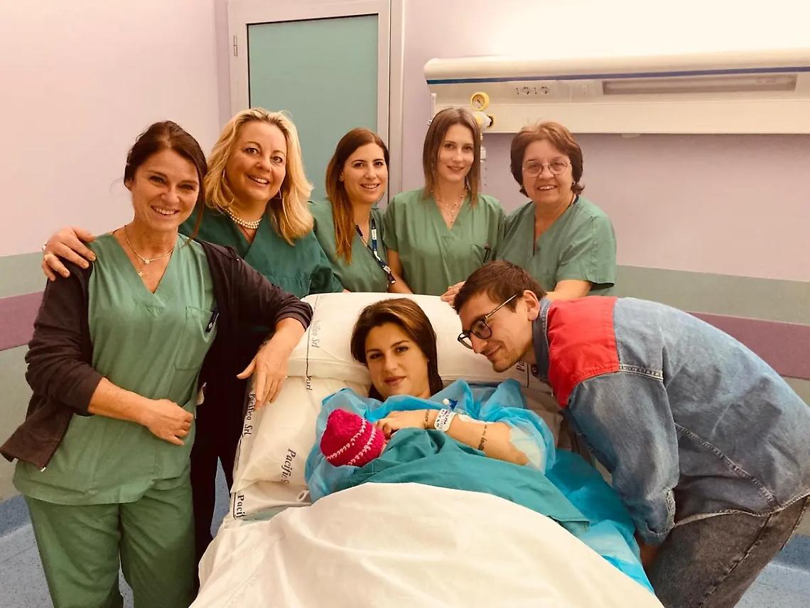 &Egrave; C&egrave;line la prima nata del 2025 a Civitavecchia