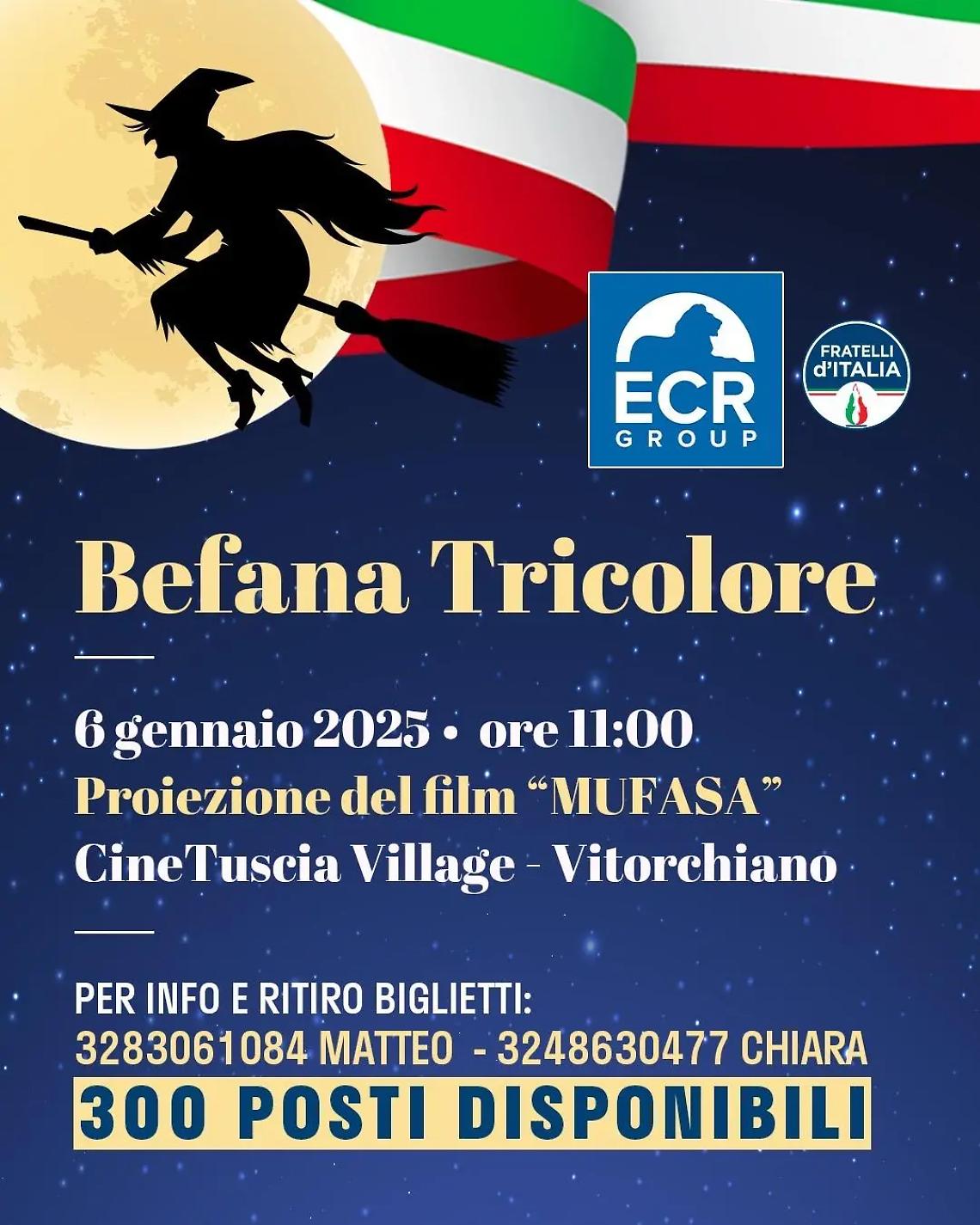 Tutto pronto per la Befana Tricolore, Sberna &ldquo;Momento di inclusione e solidariet&agrave;&rdquo;