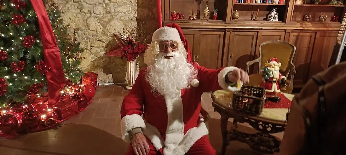 Tarquinia, grande affluenza di pubblico nella casa di Babbo Natale