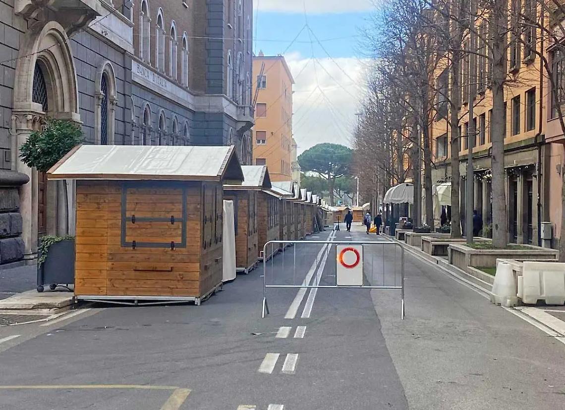 Via Marconi ancora off limits, FdI: &laquo;Commercianti esasperati&raquo;