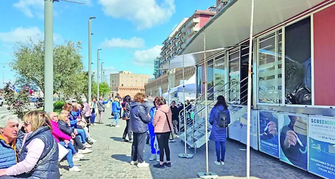 Screening oncologico, il truck della Asl Roma 4 torna a Civitavecchia