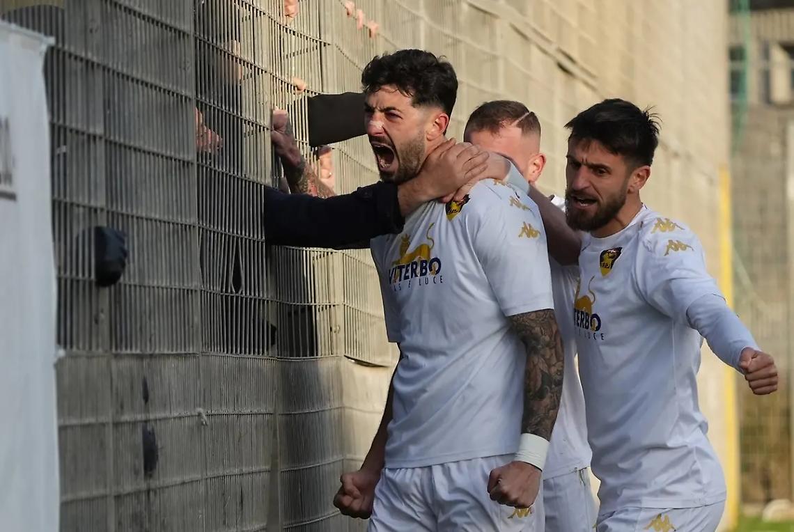 Fc Viterbo, sofferto ma pesante il successo per 2-1 contro il Certosa