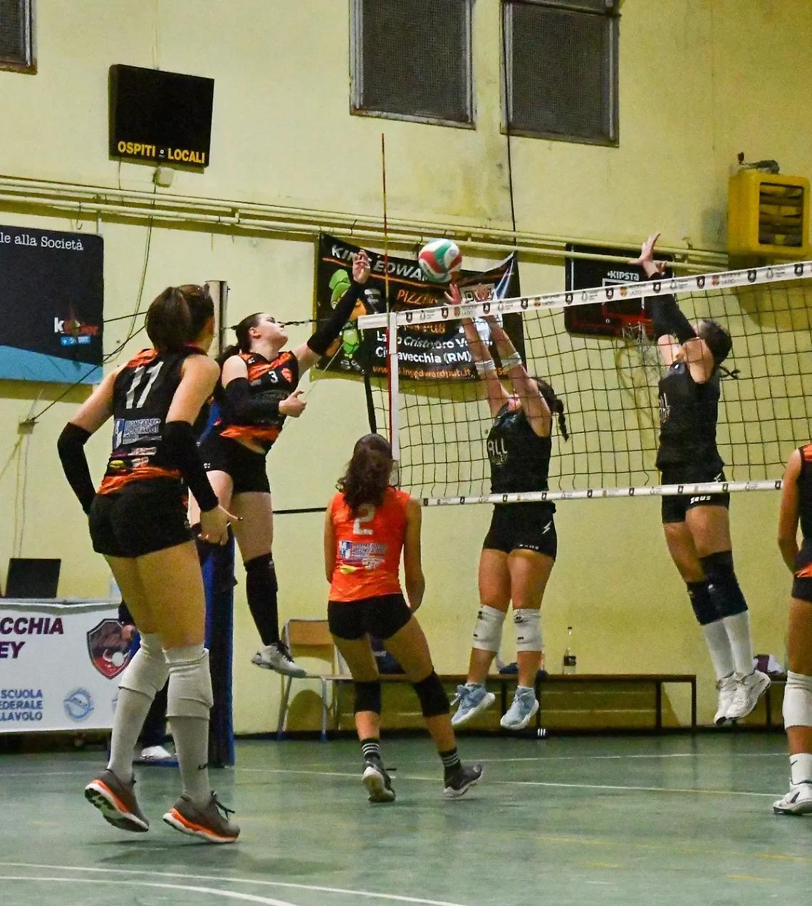 La Comal Civitavecchia Volley chiude il girone d&rsquo;andata con lo Spes Mentana