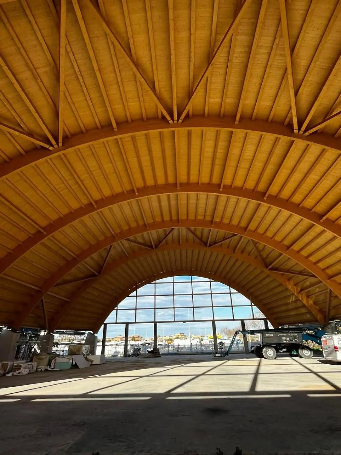 Lavori in corso al PalaFersini: &laquo;Un cantiere esemplare&raquo;