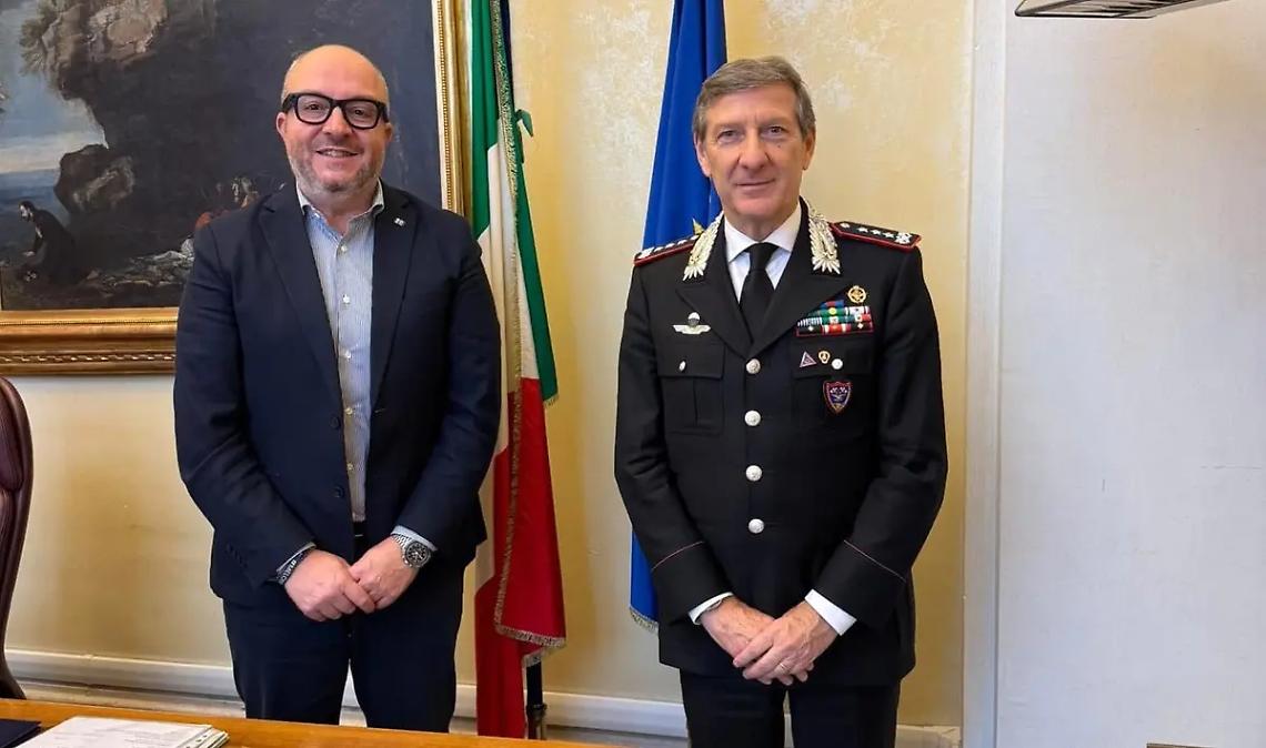 L&rsquo;onorevole Rotelli incontra il generale Parrulli, al vertice del Cufaa