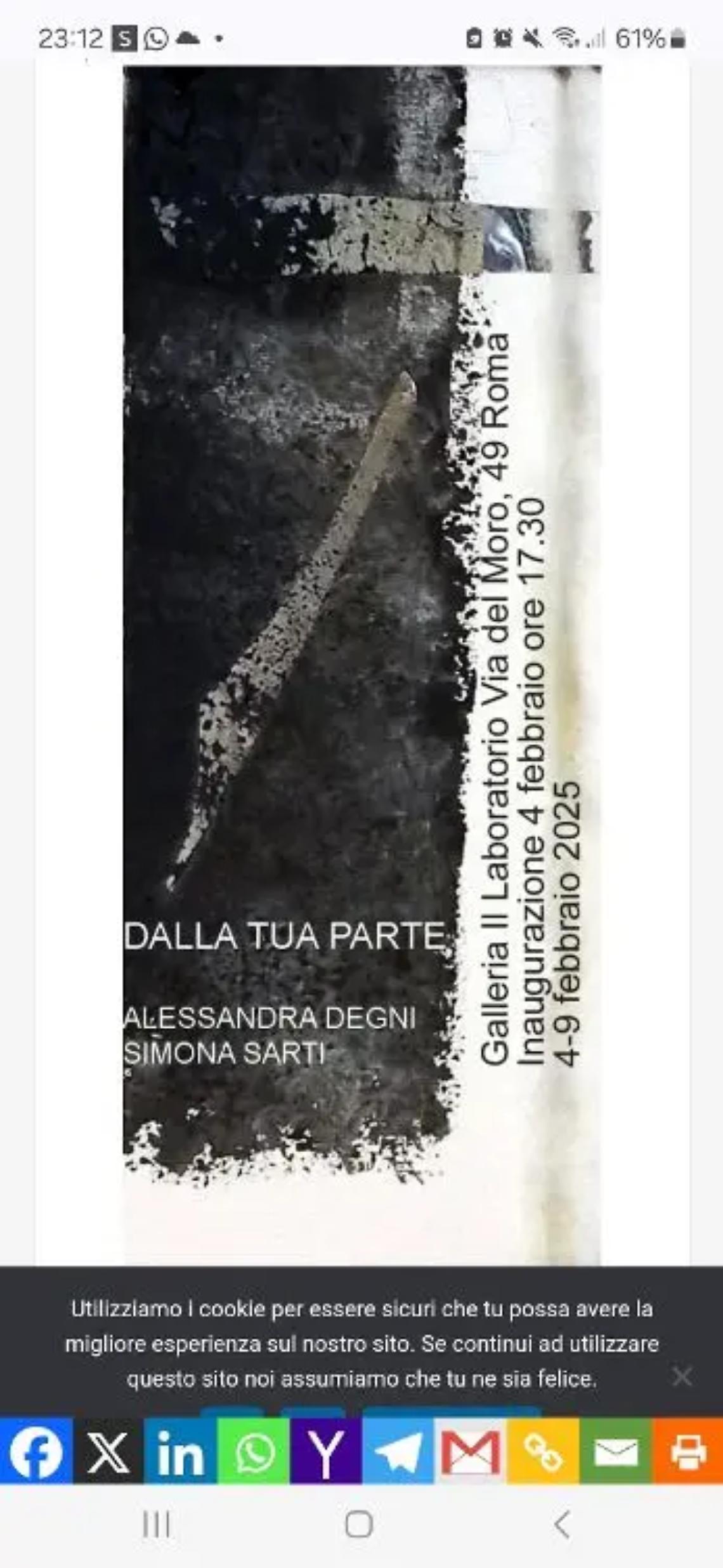 &ldquo;Dalla tua parte&rdquo;, il duo Desart 2 espone a Roma tele, installazioni e sculture