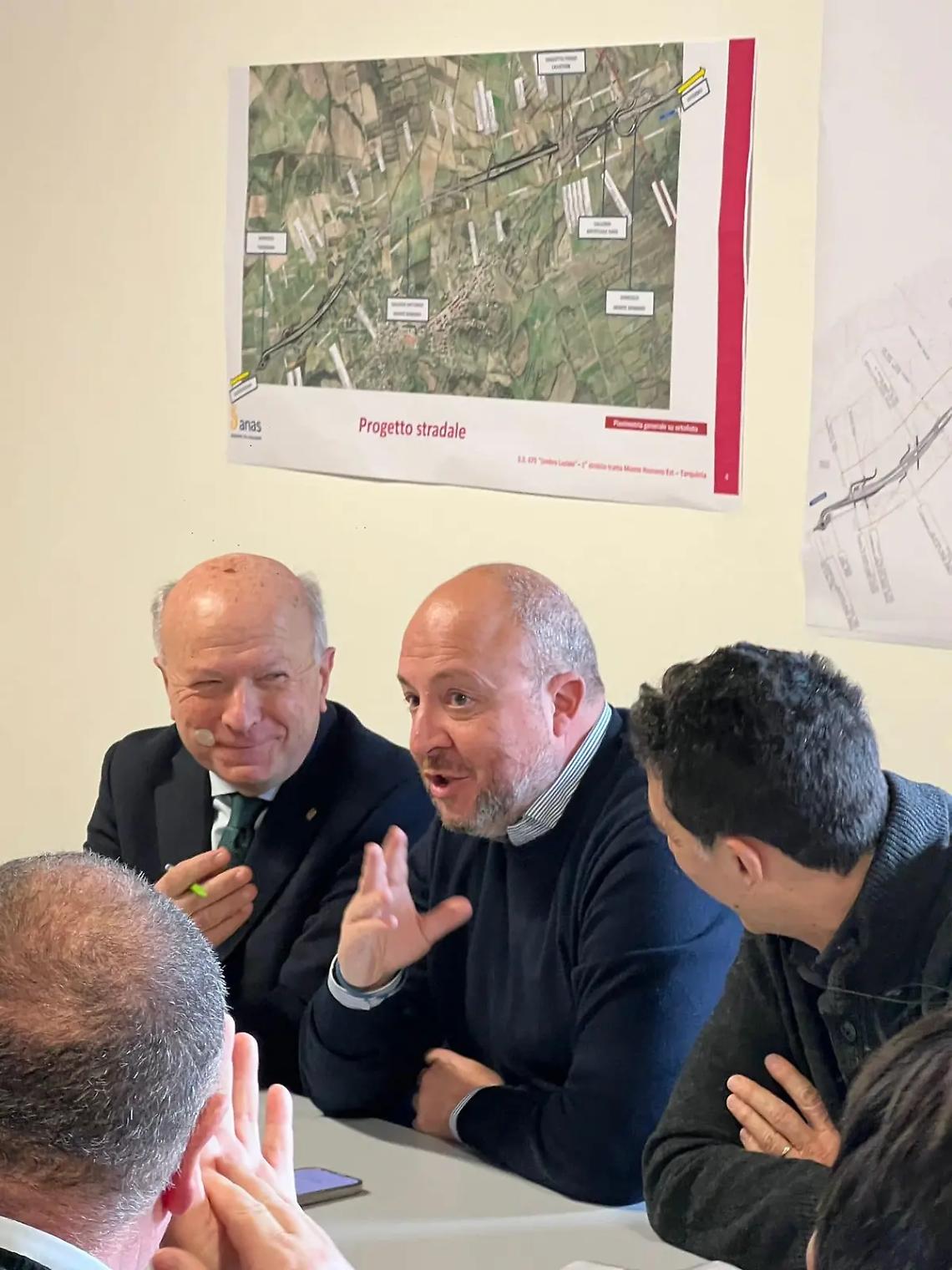 &laquo;Trasversale, incontro tecnico al cantiere di Monte Romano&raquo;