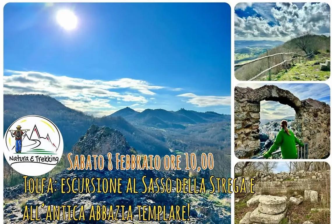 A Tolfa escursione al Sasso della Strega e all&rsquo;antica abbazia templare