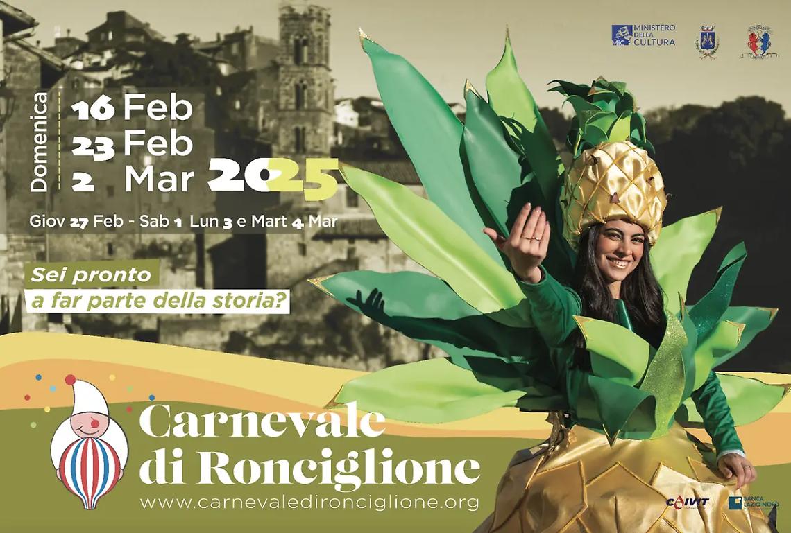 Tutto pronto per il Carnevale di Ronciglione
