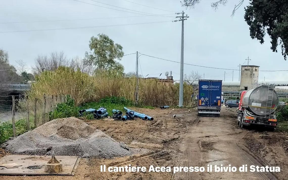 Una condotta da Valcanneto a pozzo Statua