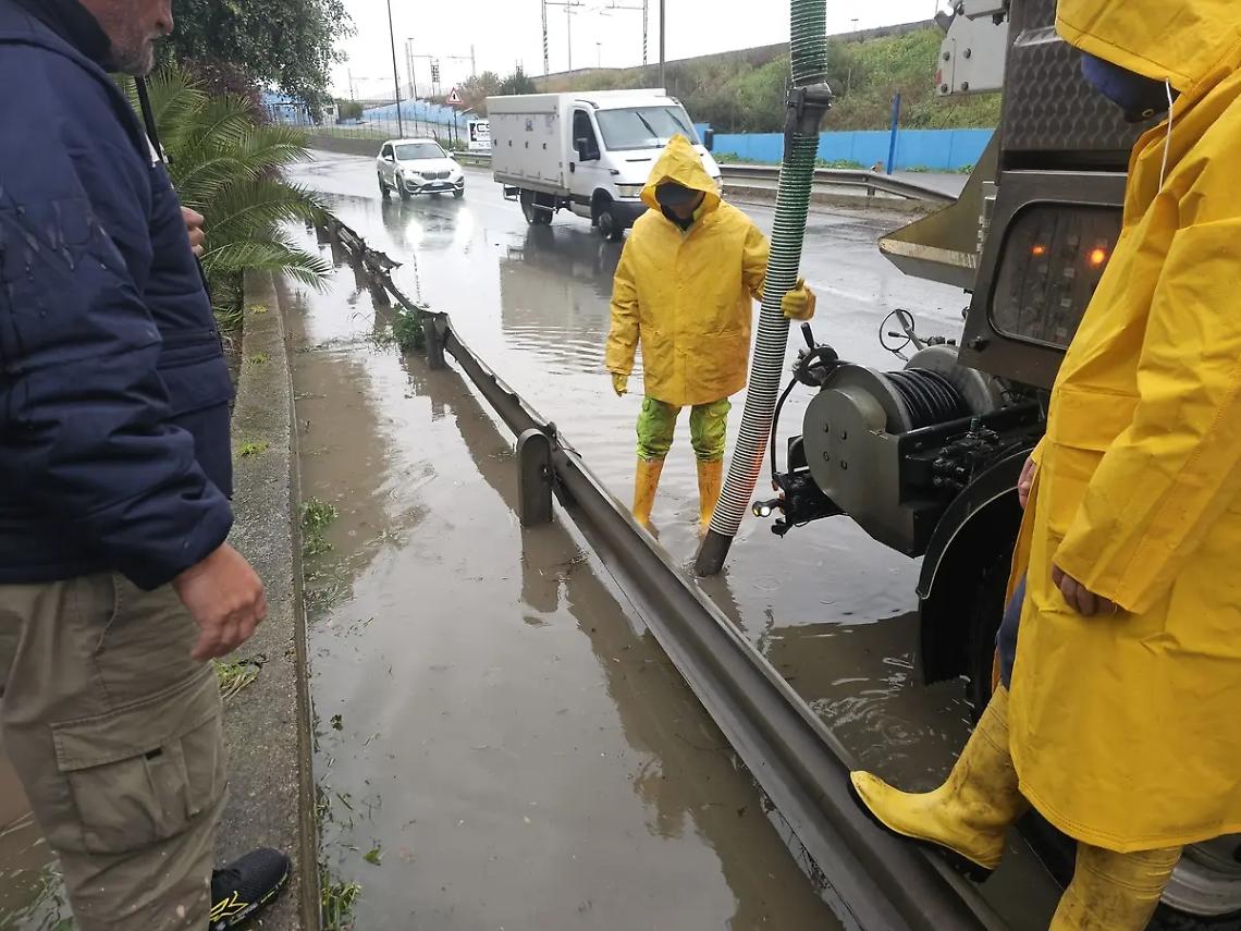 Csp, squadre in perlustrazione sulle vie pi&ugrave; soggette ad allagamenti