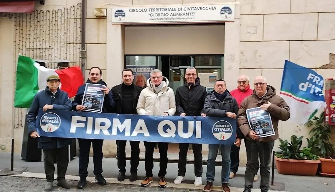 FdI, raccolta firme per Provincia e forze dell&rsquo;ordine