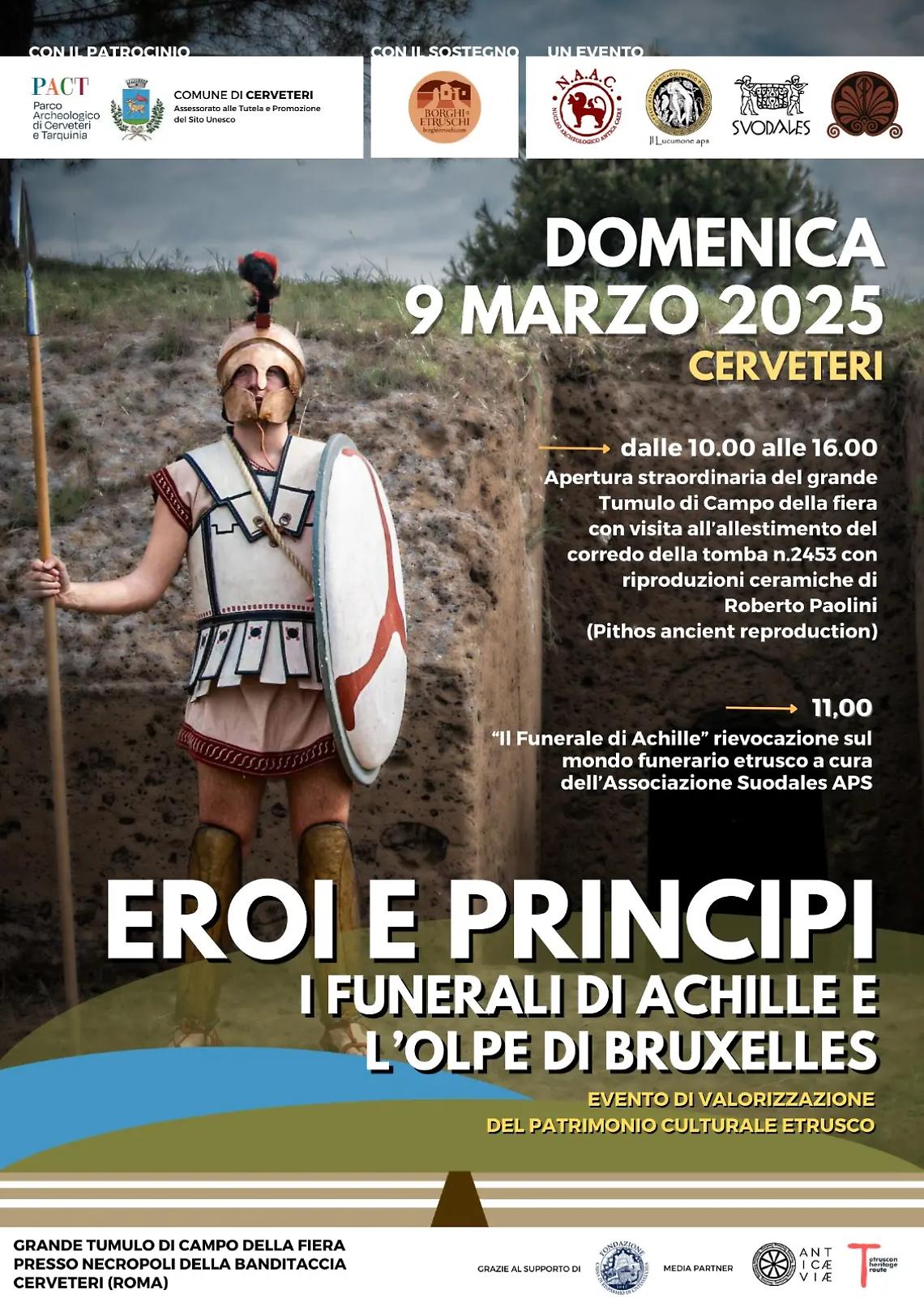 Alla Necropoli rivivino i &ldquo;funerali di Achille&rdquo;