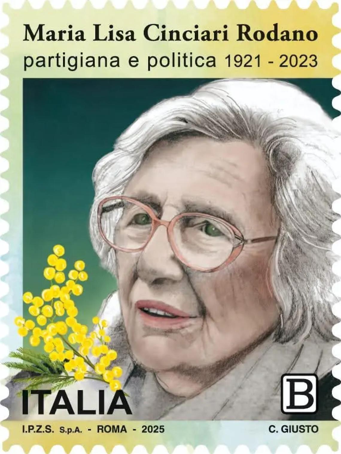 L&rsquo;Anpi ricorda Marisa Rodano con l&rsquo;emissione di un francobollo