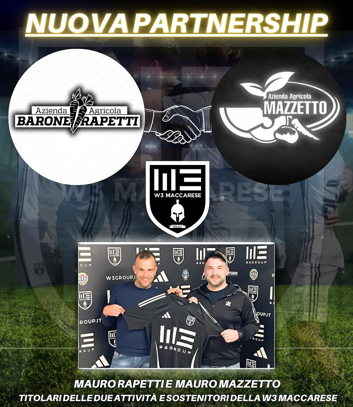 W3 Maccarese, ufficiali due nuove partnership