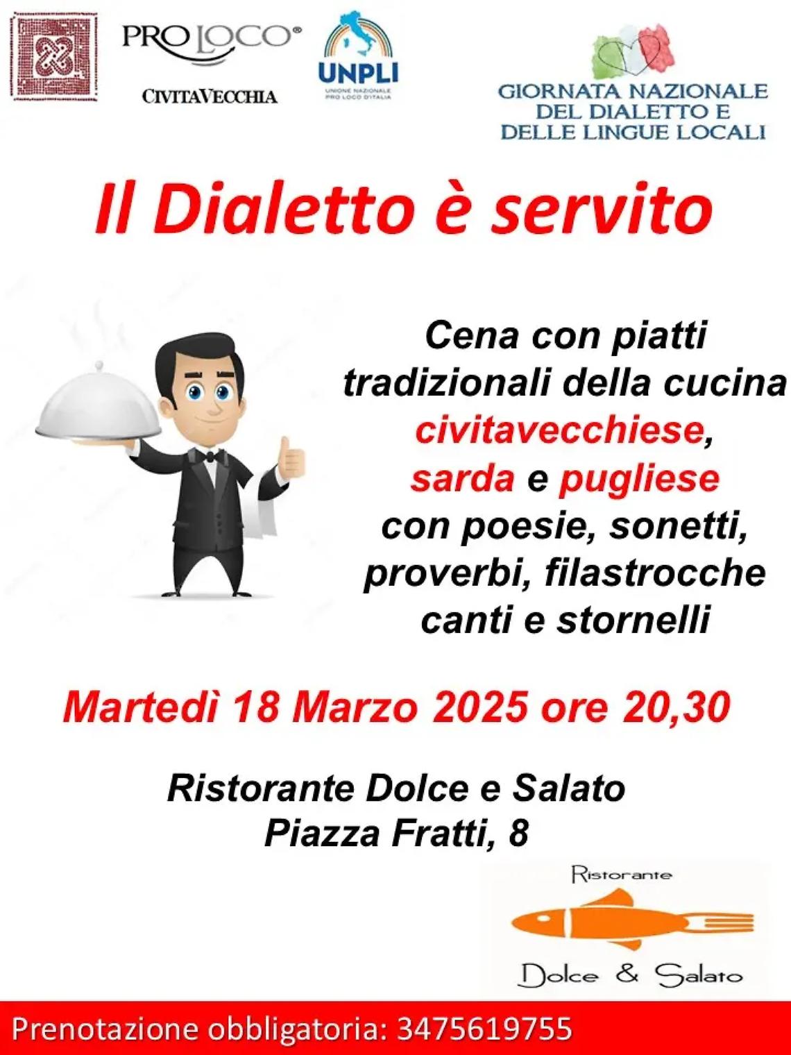 Il dialetto &egrave; servito: a Civitavecchia una serata tra cultura e tradizione