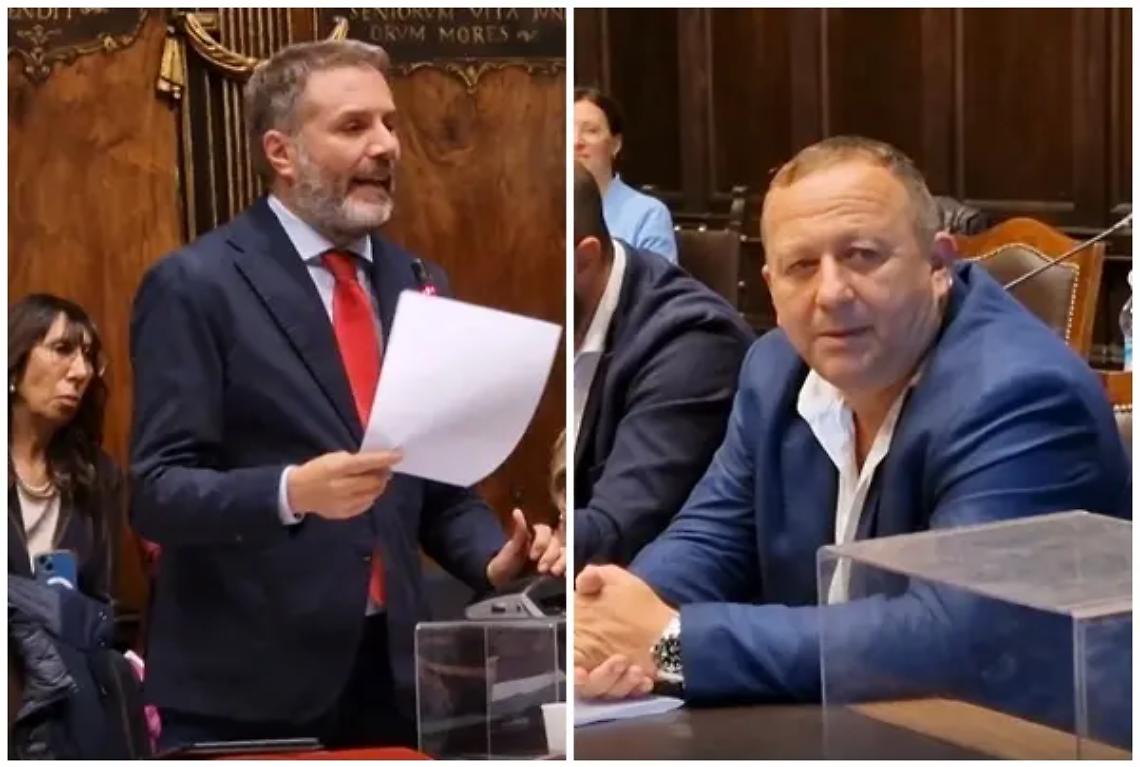 Aronne prende informazioni su Grancini, scoppia il caos