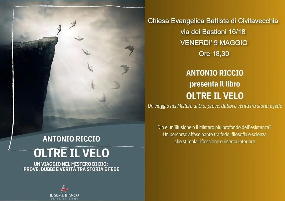 A Civitavecchia la presentazione di &ldquo;Oltre il Velo&rdquo; di Antonio Riccio