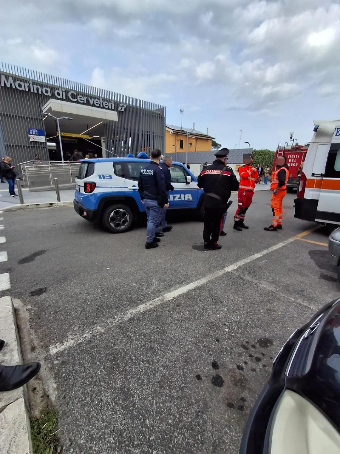 Tragedia sui binari di Marina di Cerveteri, persona investita dal treno