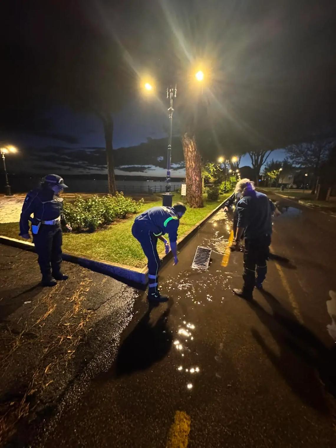 Nubifragio a Bolsena, allagamenti e disagi