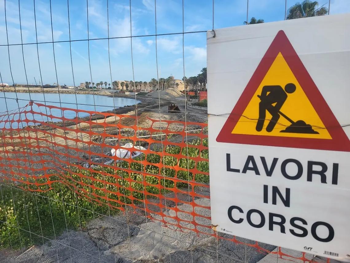 Ruspe in azione alla Marina