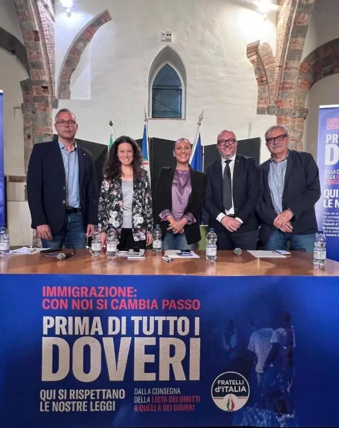 Fdi: &laquo;Migranti, prima di tutto i doveri&raquo;