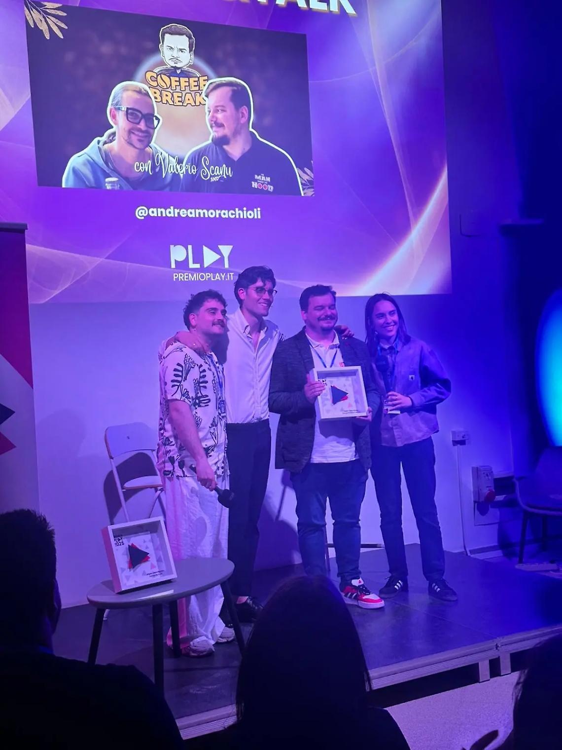 Coffee Break &egrave; il Miglior Podcast dell&rsquo;Anno al Premio Play 2025