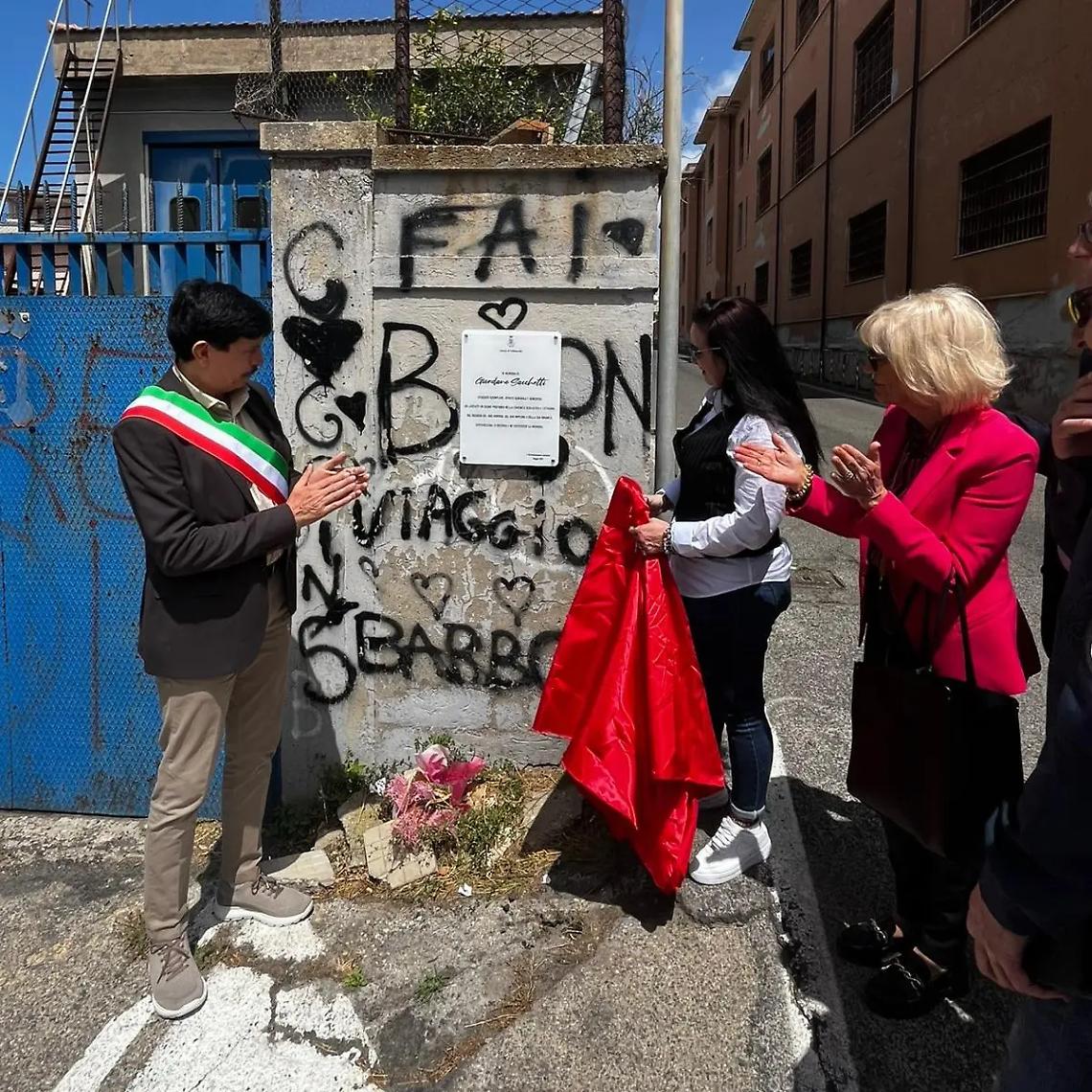 Una targa per ricordare Giordano Sacchetti