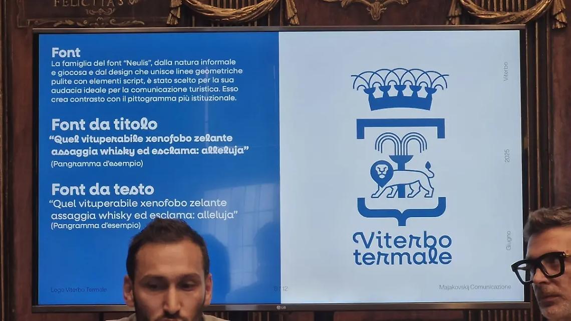 Nasce il logo Viterbo citt&agrave; termale, sintesi della nostra identit&agrave;