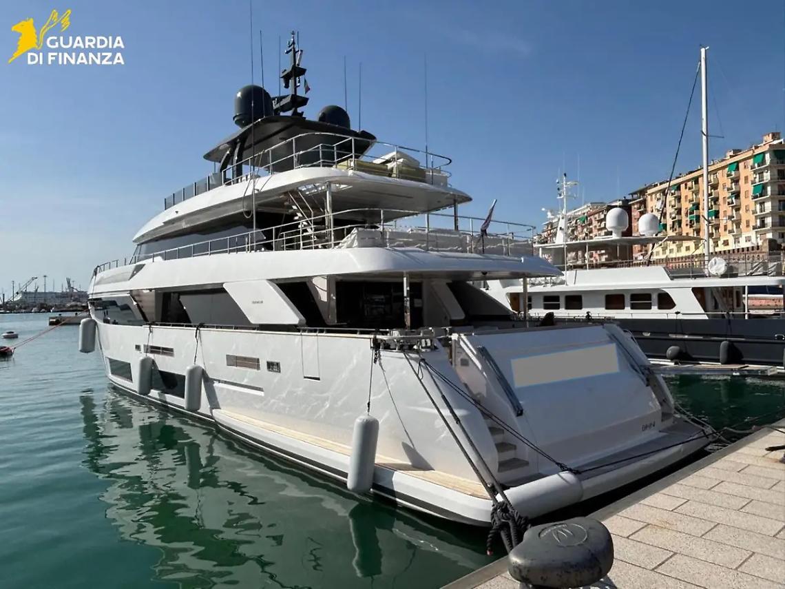Sequestrato uno yacht di lusso dal valore di oltre 12 milioni