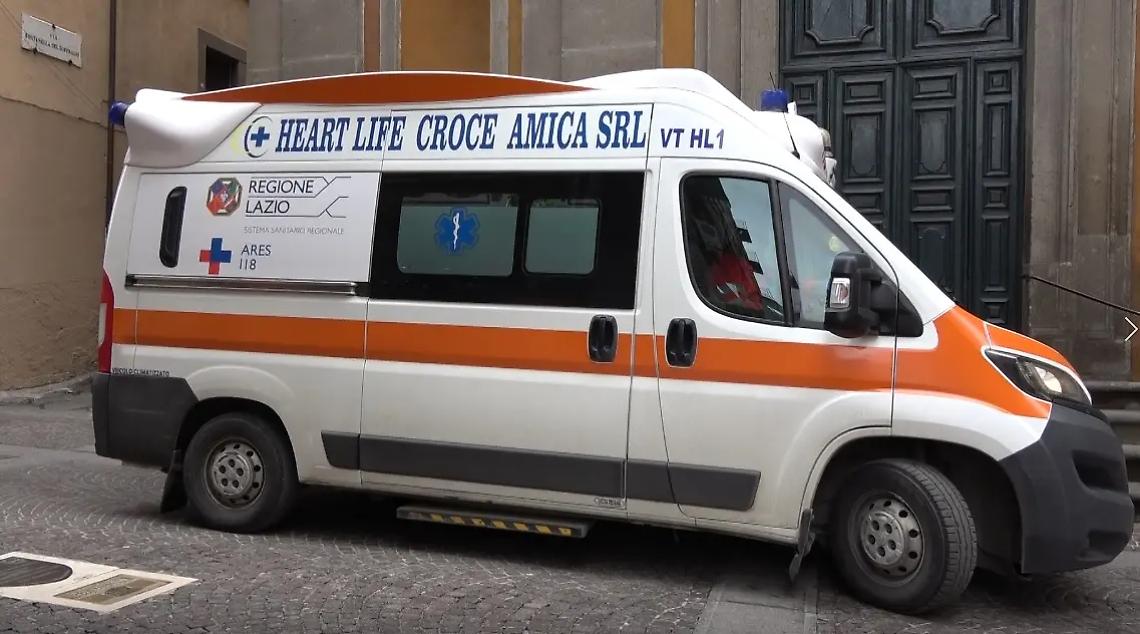 Viterbo, anziano accusa un malore per il caldo