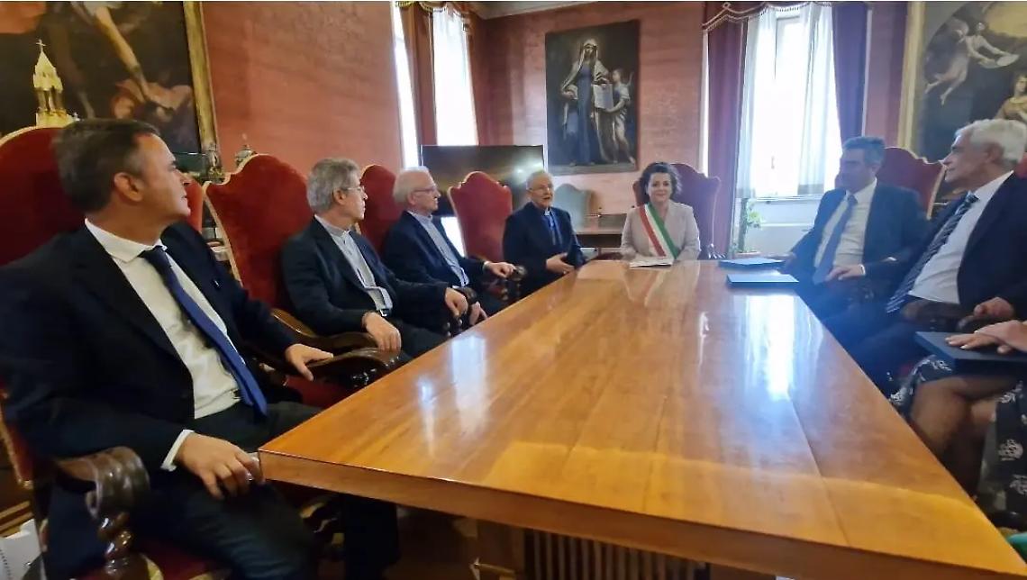 &laquo;Una grande gioia essere a Viterbo, citt&agrave; stupenda&raquo;