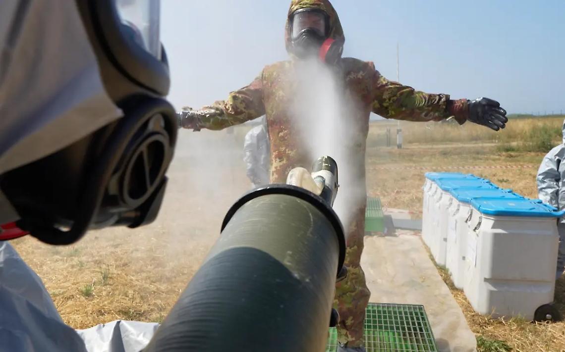 Le unit&agrave; Cbrn dell&rsquo;Esercito festeggiano i 102 anni