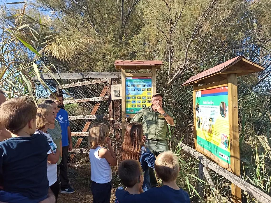 I bambini alla scoperta di Torre Flavia creano pure un inno per la riserva