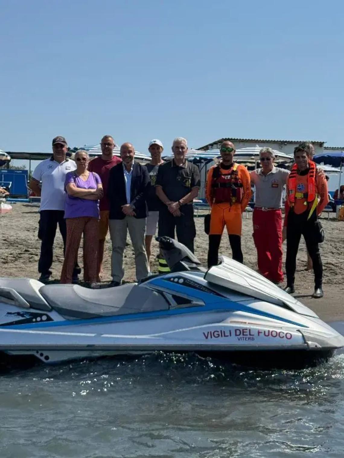 Presidi acquatici vigili del fuoco a Tarquinia, Montalto di Castro e Marta, Rotelli: &laquo;La sicurezza &egrave; una priorit&agrave;, grazie a chi opera con competenza e dedizione&raquo;