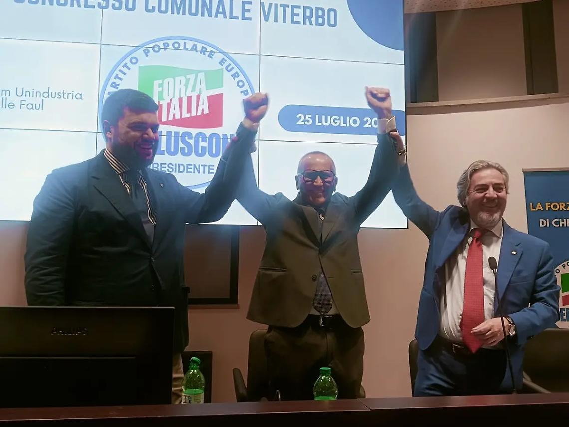 Forza Italia, Purchiaroni segretario comunale di Viterbo