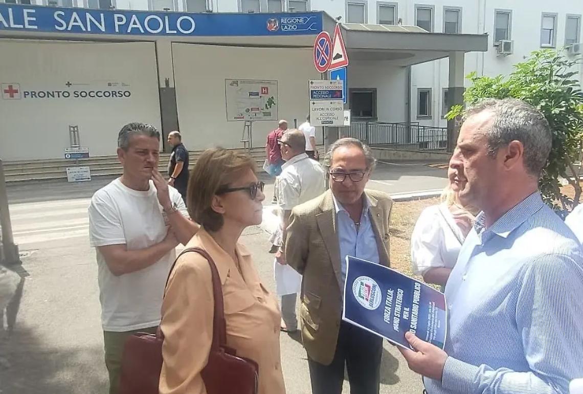 Forza Italia visita il San Paolo: &laquo;Struttura migliorata negli anni&raquo;