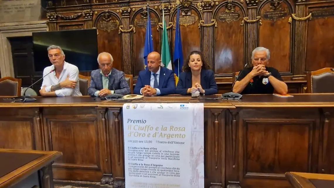 Viterbo premia con Ciuffo e Rosa i suoi figli emigrati
