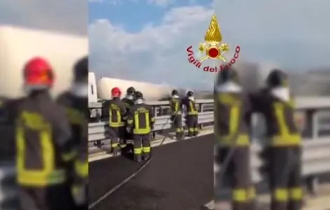 &laquo;Chiusura dell&rsquo;A1 dopo incendio di tir, evitate ripercussioni nella Tuscia&raquo;